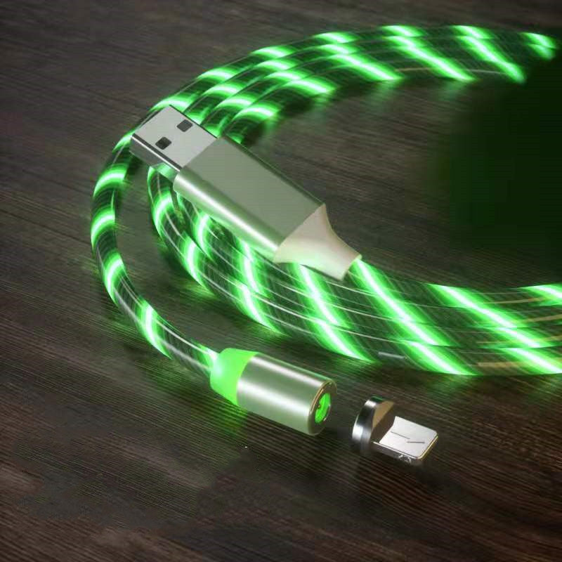 Magnetic Charging Cable Streamer Fast Charging Cable Lighting Micro USB Cable LED Magnet Charger Type-C Cable Magnetic Charging Cable Streamer Fast Charging Cable Lighting Micro USB Cable LED Magnet Charger Type-C Cable